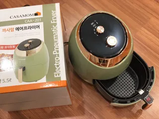 Ảnh đánh giá Nồi Chiên Không Dầu Casamom Hàn Quốc 5.5L - Thiết Kế Sang Trọng, Chiên Rán Ít Dầu, Hỗ Trợ Đun Nấu Hiệu Quả