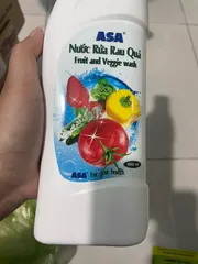 Ảnh đánh giá Nước Rửa Rau Quả ASA Fruit And Veggie Wash 600ml - Tẩy Sạch Bacteria và Hóa Chất Từ Thiên Nhiên, Giữ Tươi Nguyên Hương Vị Rau Củ Quả