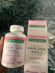Ảnh đánh giá (Xách tay) Viên Uống Hair Skin Nails Nature's Bounty - Hỗ Trợ Đẹp Da, Tóc, Móng Chắc Khỏe Từ Mỹ - Giải Pháp Cho Tóc Mọc Nhanh Chóng chính hãng