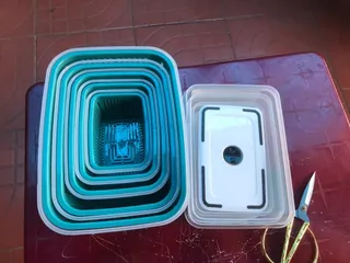Ảnh đánh giá Set 5 hộp đựng thực phẩm có nắp đậy - Giải pháp tiện lợi cho tủ lạnh, bảo quản rau củ quả tươi ngon, tiết kiệm không gian