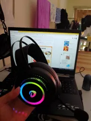 Ảnh đánh giá Tai Nghe Gaming DareU EH416 LED RGB - Chụp Tai 7.1 Surround, Âm Thanh Chất Lượng, Thiết Kế Kim Loại Bền Bỉ, Đệm Tai Êm Ái