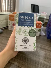 Ảnh đánh giá Viên uống bổ sung Omega 3 Nature Love 120 viên - Hỗ trợ sức khỏe tim mạch, não bộ, thị lực và làm đẹp da từ dầu cá Đức