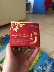 Ảnh đánh giá Kem Dưỡng Sáng Da Hồng Sâm My Gold Hàn Quốc 50ml - Chiết Xuất Từ Hồng Sâm Tự Nhiên, Dưỡng Ẩm, Làm Sáng Da Hoàn Hảo
