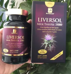 Ảnh đánh giá Viên uống hỗ trợ chức năng gan Liversol Milk Thistle 35000 - Giúp bảo vệ và cải thiện sức khỏe gan tự nhiên, 60 viên/hộp