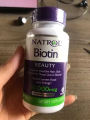 Ảnh đánh giá Viên Uống Mọc Tóc Natrol Biotin 10000 mcg Mỹ - Hỗ Trợ Rụng Tóc, Tóc Khỏe Mạnh, 100 Viên, Vitamin B7 Hữu Ích