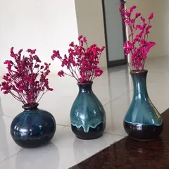 Ảnh đánh giá Bộ 3 Bình Hoa Cổ Loe Gốm Sứ Bát Tràng - Trang Trí Nội Thất Sang Trọng, Kiểu Dáng Độc Đáo, Tạo Không Gian Ấn Tượng