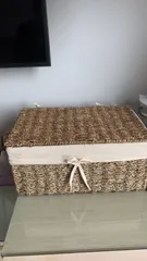Ảnh đánh giá Giỏ Cói Đựng Đồ Hình Chữ Nhật Có Nắp - Sản Phẩm Thủ Công Tinh Tế, Đẹp Mộc Mạc Cho Nội Thất Phòng Khách, Phòng Ngủ