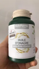 Ảnh đánh giá Tinh dầu hoa anh thảo hữu cơ Pháp Nat&Form Huile D’Onagre - 200 viên hỗ trợ cân bằng nội tiết, đẹp da và điều hòa kinh nguyệt