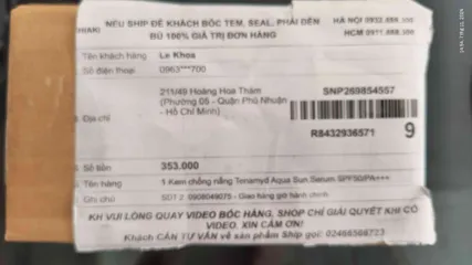 Ảnh đánh giá Kem Chống Nắng Tenamyd Aqua Sun Serum SPF50/PA+++ - Bảo Vệ Da, Kiềm Dầu, Dưỡng Ẩm và Chống Nắng Tối Ưu cho Da Nhạy Cảm