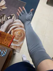 Ảnh đánh giá Găng Tay Chống Nắng Nam Paceline Sport Cao Cấp - Chống UV, Vân Chống Trơn Trượt, Thời Trang Mùa Hè, Bảo Vệ Tay Khi Lái Xe