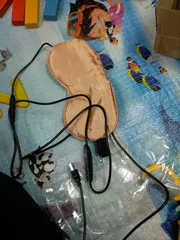 Ảnh đánh giá Túi chườm mắt ngải cứu điện - Hỗ trợ thư giãn, giảm mỏi và thâm quầng mắt, 5 mức nhiệt, điều khiển từ xa, chất liệu vải nhung mát dịu