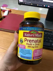 Ảnh đánh giá [Hàng Nhập khẩu] Vitamin tổng hợp dành cho bà bầu Nature Made Prenatal Folic Acid + DHA - 150 viên hỗ trợ sức khỏe mẹ và sự phát triển thai nhi, ngăn dị tật ống thần kinh.