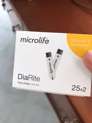 Ảnh đánh giá Que thử đường huyết Microlife DiaRite Test - Hộp 50 que, kiểm tra glucose nhanh, chính xác và dễ sử dụng tại nhà.