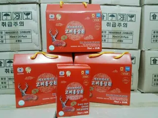 Ảnh đánh giá Nước Hồng Sâm Linh Chi Nhung Hươu Goryeo Hàn Quốc - Tăng Cường Sức Khỏe, Hỗ Trợ Giải Độc, Trẻ Hóa Da, 20 Gói 70ml