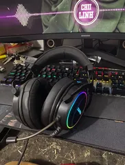 Ảnh đánh giá Tai Nghe Gaming Dareu EH925 Black Red RGB - Mic Liền, Âm Thanh 7.1, LED 16.8 Triệu Màu, Chất Lượng Cao Cho Game Thủ