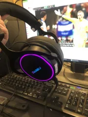 Ảnh đánh giá Tai Nghe Gaming Dareu EH925 Black Red RGB - Mic Liền, Âm Thanh 7.1, LED 16.8 Triệu Màu, Chất Lượng Cao Cho Game Thủ