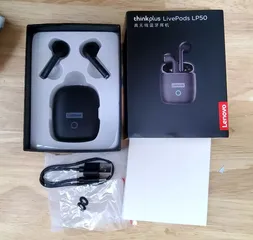 Ảnh đánh giá Tai nghe Bluetooth 5.0 Lenovo LP50 Không Dây - Chống Thấm Nước, Âm Thanh HiFi, Tích Hợp Micro, Dành Cho Thể Thao