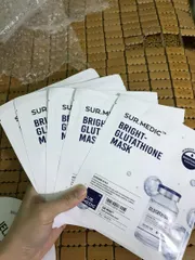 Ảnh đánh giá Bộ 10 Mặt Nạ Dưỡng Trắng Sur.Medic Bright Glutathione - Hiệu Quả Làm Sáng Da, Dưỡng Ẩm Chuyên Sâu, Phù Hợp Với Mọi Loại Da