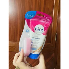 Ảnh đánh giá Kem Tẩy Lông Veet Pure Nhật Bản Cho Da Nhạy Cảm - Làm Sạch Lông Dịu Nhẹ, Chăm Sóc Da Mềm Mại, 150g