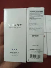 Ảnh đánh giá Serum Vivant 8% Mandelic Acid 3-In-1 - Giúp Giảm Mụn, Trẻ Hóa Da - Dành Cho Da Thường, Da Hỗn Hợp, Lành Tính, Mỹ Phẩm Chính Hãng