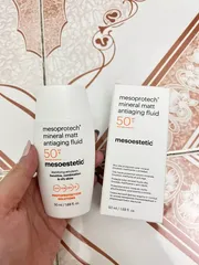 Ảnh đánh giá Kem Chống Nắng Mesoestetic Light Water Antiaging Veil SPF 50+ - Dưỡng Ẩm & Bảo Vệ Da Toàn Diện Chống UVA/UVB - 50ml