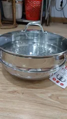 Ảnh đánh giá Chảo Hấp Inox Elmich Trimax CZ EL-3832 28cm - Đa Năng, Bắt Từ Tốt, Hấp Nhanh Xôi, Gà, Rau Củ, Tiện Lợi Hàng Ngày