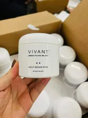 Ảnh đánh giá Tẩy Da Chết Vivant Skincare Daily Repair Pads - Lọ 60 Miếng Dành Cho Da Mụn, Kiểm Soát Dầu & Trẻ Hóa Da