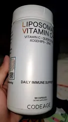 Ảnh đánh giá Viên Uống Bổ Sung Vitamin C Codeage Liposomal 180 Viên - Tăng Cường Miễn Dịch & Làm Đẹp Da, Công Nghệ Hấp Thụ Cao