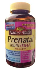 Ảnh đánh giá [Hàng Nhập khẩu] Vitamin tổng hợp dành cho bà bầu Nature Made Prenatal Folic Acid + DHA - 150 viên hỗ trợ sức khỏe mẹ và sự phát triển thai nhi, ngăn dị tật ống thần kinh.