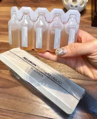Ảnh đánh giá Nước Uống Tế Bào Gốc Nhau Thai Melsmon Platinum Liquid - Hộp 30 ống x 10ml, Làm Đẹp Da, Tươi Trẻ, Nhật Bản