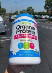 Ảnh đánh giá Bột Protein Hữu Cơ Orgain Organic Protein & Superfoods Vani 2.7LB - Dinh Dưỡng Hỗ Trợ Tăng Cơ và Tăng Cân, Hương Vị Ngon, Chất Lượng Cao