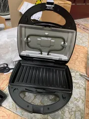 Ảnh đánh giá Máy Nướng Kẹp Bánh Tiross TS-513 Đen - 3 Chức Năng Nướng Sandwich, Waffle, Pate - Dễ Sử Dụng, Chống Dính, Công Suất 750W