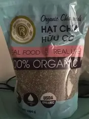 Ảnh đánh giá Hạt Chia Hữu Cơ Real Food 1000g - Dinh Dưỡng Tốt Cho Sức Khỏe Tim Mạch, Tiêu Hóa, Hỗ Trợ Giảm Cân, Dùng Nguyên Liệu Nấu Ăn