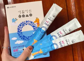 Ảnh đánh giá Thạch Canxi LG Ssugwort Calcium Jelly Cho Bé - Hỗ Trợ Phát Triển Chiều Cao & Xương - Hương Vị Việt Quất Thơm Ngon, Dễ Uống.