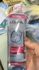 Ảnh đánh giá Nước tẩy trang L'Oreal Paris Micellar Water 3-In-1 400ml - Dưỡng ẩm, Làm sạch trang điểm, Công nghệ Mi-xen dành cho da nhạy cảm