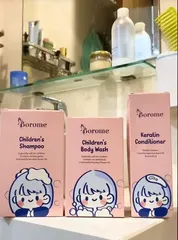 Ảnh đánh giá Bộ 3 Sản Phẩm Gội Xả và Sữa Tắm Cho Bé Borome - Công Thức Dịu Nhẹ, An Toàn Cho Trẻ Từ 3-15 Tuổi, Không Chứa Cồn, Không Cay Mắt