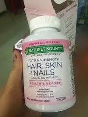 Ảnh đánh giá (Xách tay) Viên Uống Hair Skin Nails Nature's Bounty - Hỗ Trợ Đẹp Da, Tóc, Móng Chắc Khỏe Từ Mỹ - Giải Pháp Cho Tóc Mọc Nhanh Chóng chính hãng