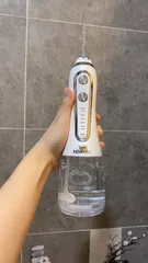 Ảnh đánh giá Máy tăm nước cầm tay H2ofloss HF6P phiên bản mới - Thiết bị chăm sóc răng miệng với 5 chế độ áp lực, chống nước IPX7, pin 2500mAh