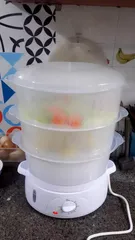 Ảnh đánh giá Nồi Hấp Điện Đa Năng 3 Tầng Braburg 9L - Thiết Kế Thời Trang, Tiết Kiệm Thời Gian Hấp Nhiều Món Ăn Khác Nhau