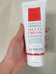 Ảnh đánh giá Kem Dưỡng Trắng Trẻ Hóa Ahohaw Peptide Hydrogel Multi Cream 200g - Dưỡng Ẩm, Căng Bóng, Chăm Sóc Da Đa Năng Hàn Quốc