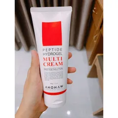 Ảnh đánh giá Kem Dưỡng Trắng Trẻ Hóa Ahohaw Peptide Hydrogel Multi Cream 200g - Dưỡng Ẩm, Căng Bóng, Chăm Sóc Da Đa Năng Hàn Quốc