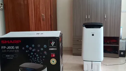 Ảnh đánh giá Máy lọc không khí Sharp FP-J60EW - Thiết bị thông minh tiết kiệm điện, lọc bụi bẩn và vi khuẩn cho không gian sống sạch sẽ, sức khỏe gia đình