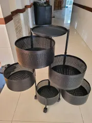 Ảnh đánh giá Kệ xoay đựng đồ đa năng nhiều tầng - Kệ trang trí tiện dụng, linh hoạt di chuyển, giữ gìn thực phẩm tươi lâu hơn