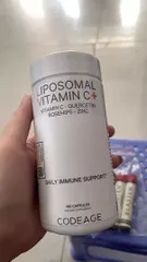 Ảnh đánh giá Viên Uống Bổ Sung Vitamin C Codeage Liposomal 180 Viên - Tăng Cường Miễn Dịch & Làm Đẹp Da, Công Nghệ Hấp Thụ Cao