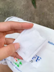 Ảnh đánh giá Bông Tẩy Trang Lily Bell Suzuran - Gói 222 Miếng Cotton 100% Nhật Bản, Làn Da Sạch Mịn và Khô Thoáng