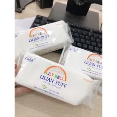 Ảnh đánh giá Bông Tẩy Trang Lily Bell Suzuran - Gói 222 Miếng Cotton 100% Nhật Bản, Làn Da Sạch Mịn và Khô Thoáng