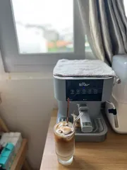 Ảnh đánh giá Máy Pha Cà Phê Tự Động Bear CF-B15V1 - Tạo Bọt Sữa Chuyên Nghiệp, Pha Espresso, Cappuccino, Hương Vị Đậm Đà, Dung Tích 1.5L