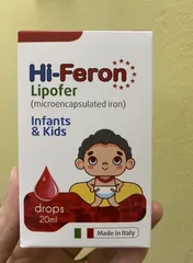 Ảnh đánh giá Siro Sắt Hữu Cơ Nhỏ Giọt Lipofer Hi-Feron 30ml - Bổ Sung Sắt Cho Trẻ, Ngăn Ngừa Thiếu Máu, Dễ Uống, Có Vị Thơm Ngon