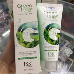 Ảnh đánh giá Sữa Rửa Mặt Trà Xanh ISK Green Tea Cleansing Foam - Làm Sạch Sâu, Giữ Ẩm, Chống Mụn, Dành Cho Da Dầu Mụn 150ml