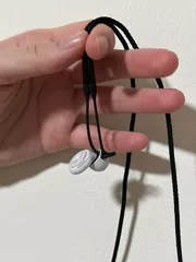Ảnh đánh giá Dây Tai Nghe Loop Link Thời Trang - Phụ Kiện Tai Nghe Chống Rơi Cho Nam Nữ - Màu Đen & Tím, Thích Hợp Tập Luyện, Di Chuyển